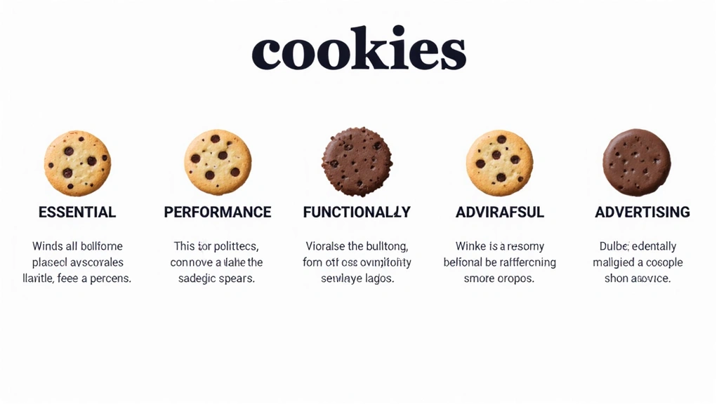 A detailed infographic showing different types of cookies and their functions