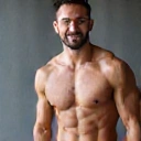 Portrait of a man who achieved fitness goals